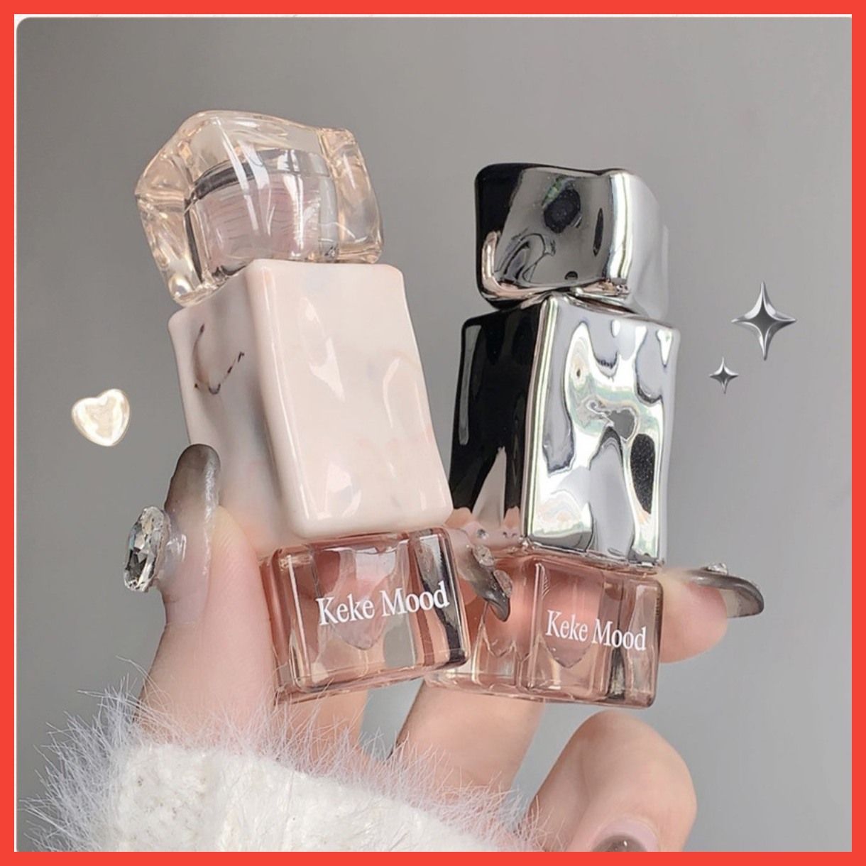 Ice Block bộ sưu tập son kem lì với thiết kế như khối pha lê vô cùng sang trọng thương hiệu Keke Mood