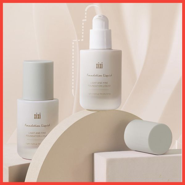 Light & Fine kem nền nước siêu che phủ và không thấm nước thương hiệu Xixi