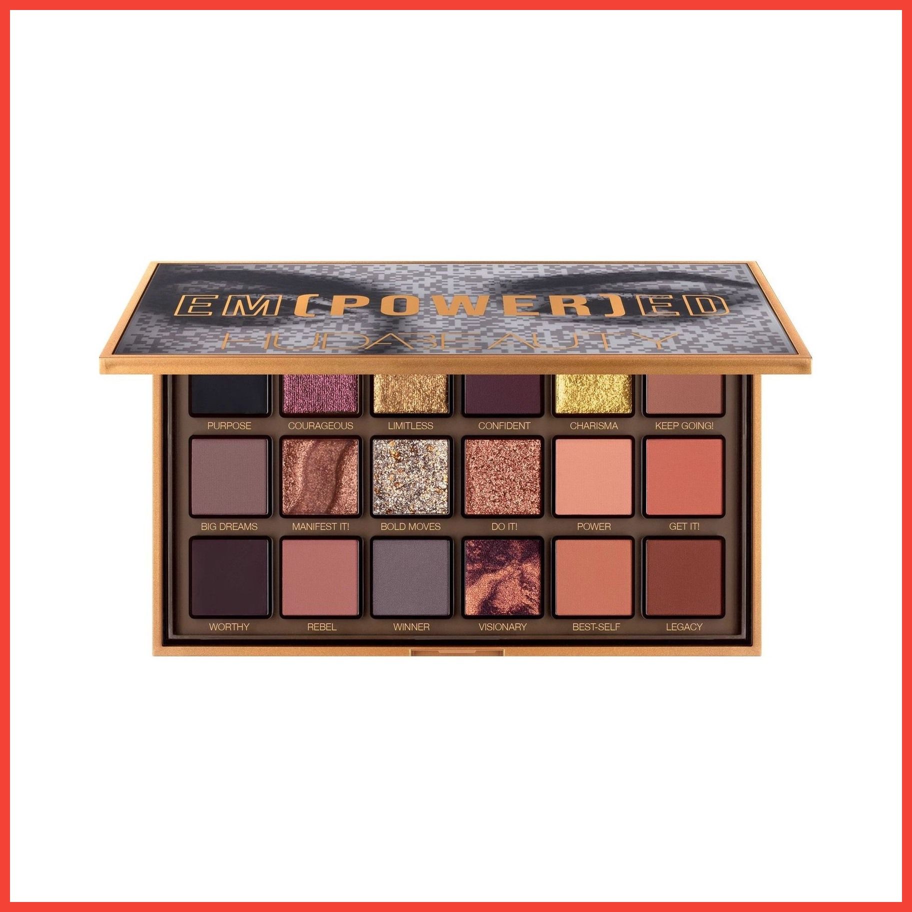 Empowerjed bảng phấn mắt 18 màu siêu sang thương hiệu Hudabeauty