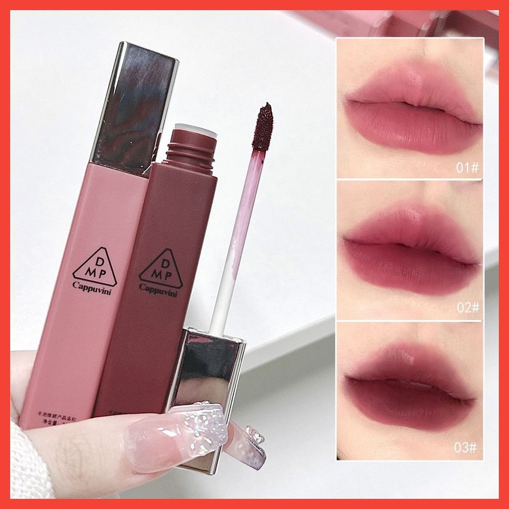 DMP SS23 bộ sưu tập son kem lì thân vuông thương hiệu Cappuvini