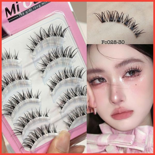 FC028-30 hộp lông mi lông chồn 5 cặp viền gân trong tàng hình thương hiệu Mi Oanh