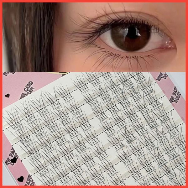 Mi tơ nhện hộp lông mi tự nối 100 cụm thương hiệu Doudoutian