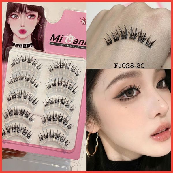 FC028-20 hộp lông mi lông chồn 5 cặp viền gân trong tàng hình thương hiệu Mi Oanh