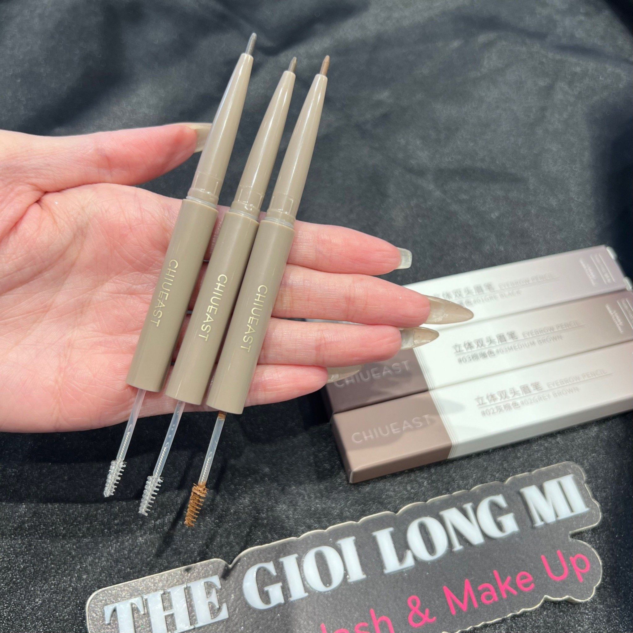  Eyebrow pencil chì mày ngang 2 đầu siêu tiện lợi thương hiệu Chiueast 