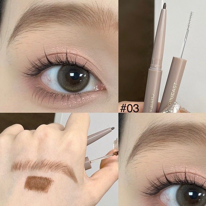  Eyebrow pencil chì mày ngang 2 đầu siêu tiện lợi thương hiệu Chiueast 