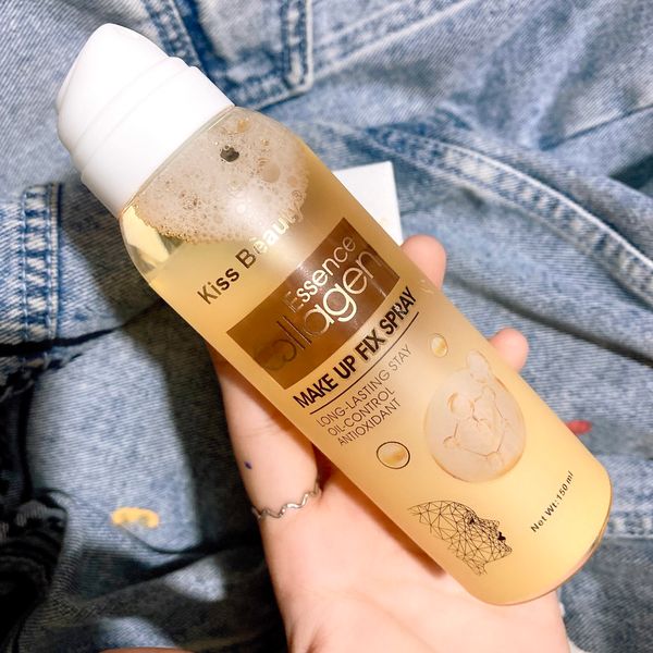 KISS BEAUTY XỊT KHÓA NỀN COLLAGEN VÀNG