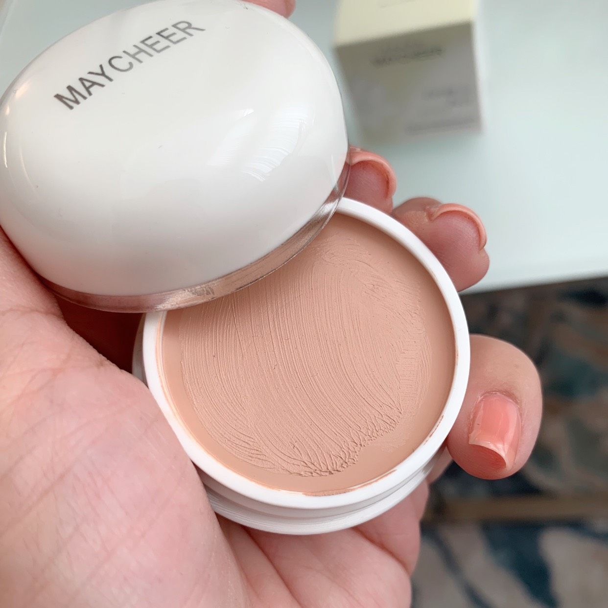 Maycheer kem che khuyết điểm siêu tự nhiên hộp tròn