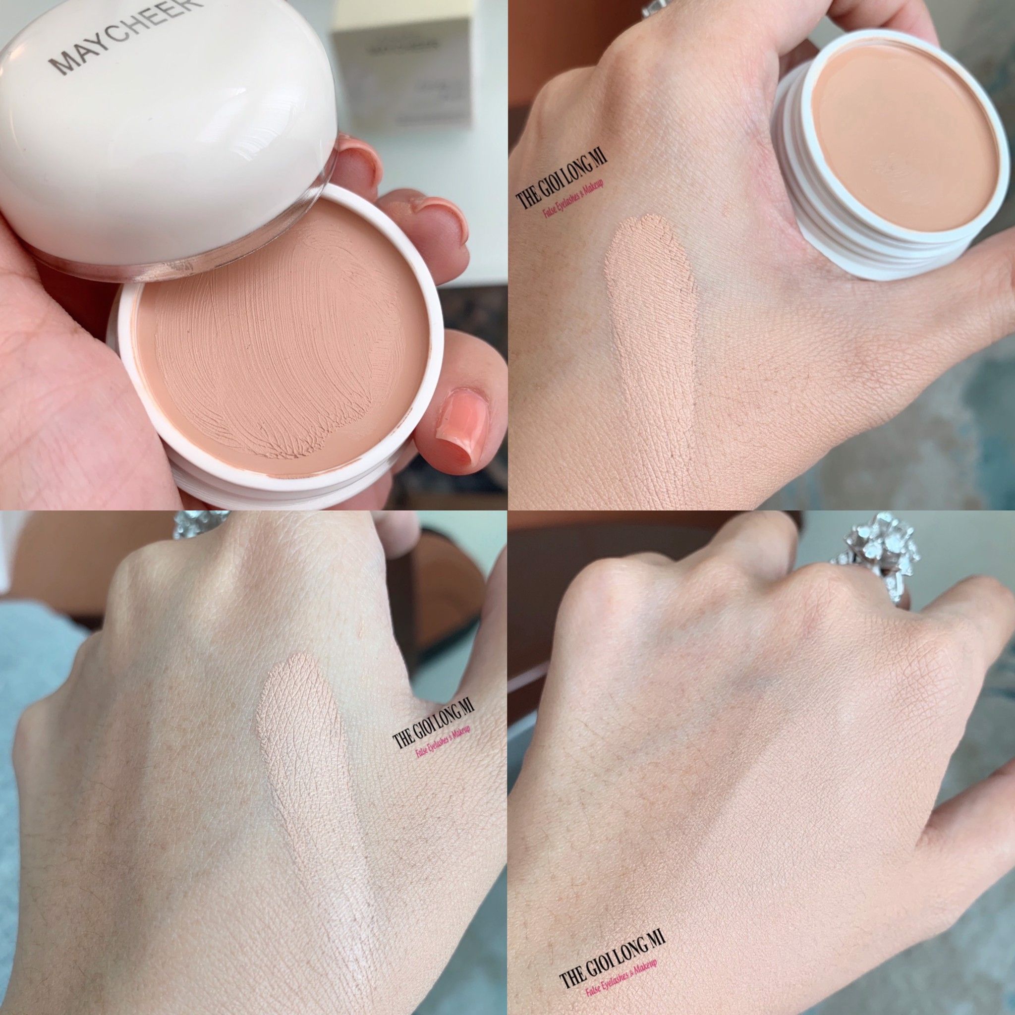 Maycheer kem che khuyết điểm siêu tự nhiên hộp tròn