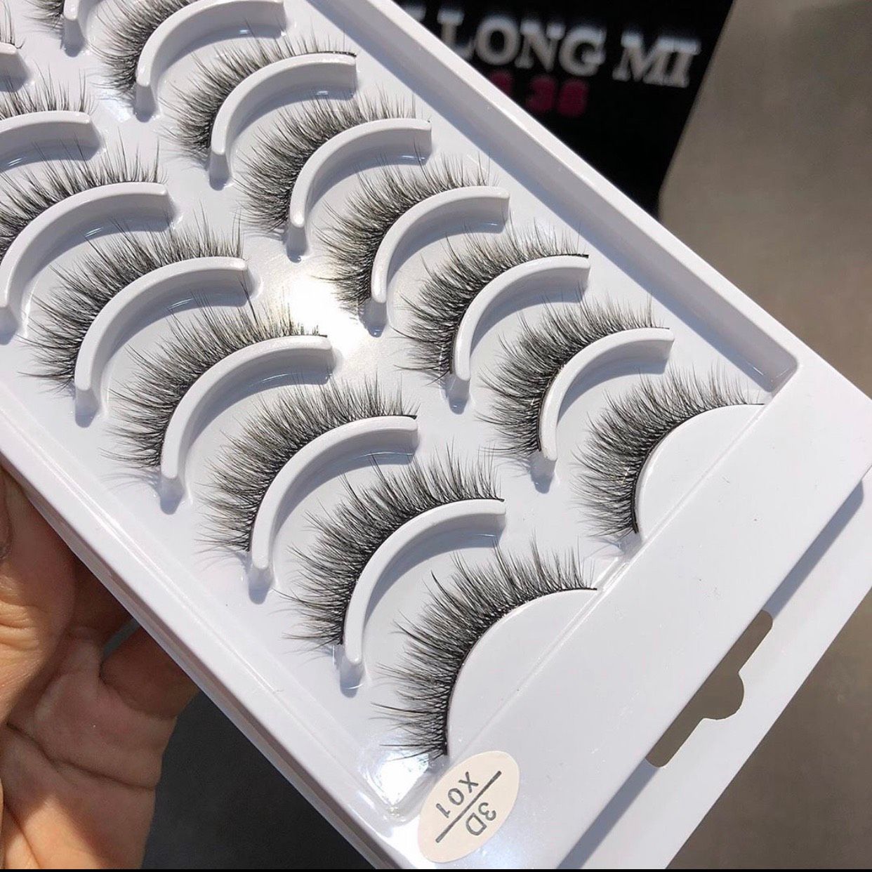 LÔNG MI LÔNG CHỒN MI OANH 10 CẶP 3D-X01