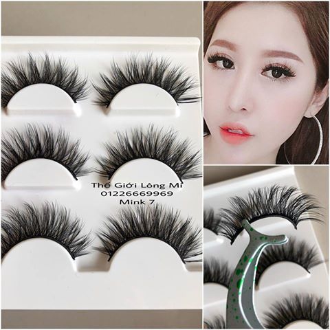 MINK 7 MI OANH LÔNG MI LÔNG CHỒN 3 CẶP