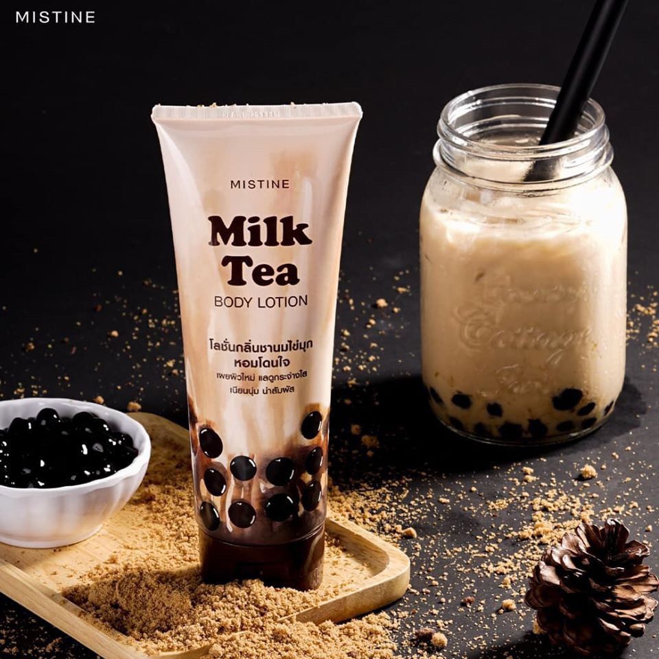 MISTINE MILKTEA BODY LOTION TRÂN CHÂU ĐƯỜNG ĐEN