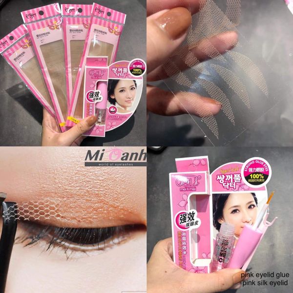 Bịch mí lưới hồng thần thành, giúp bạn trở thành 2 mí trong nháy mắt