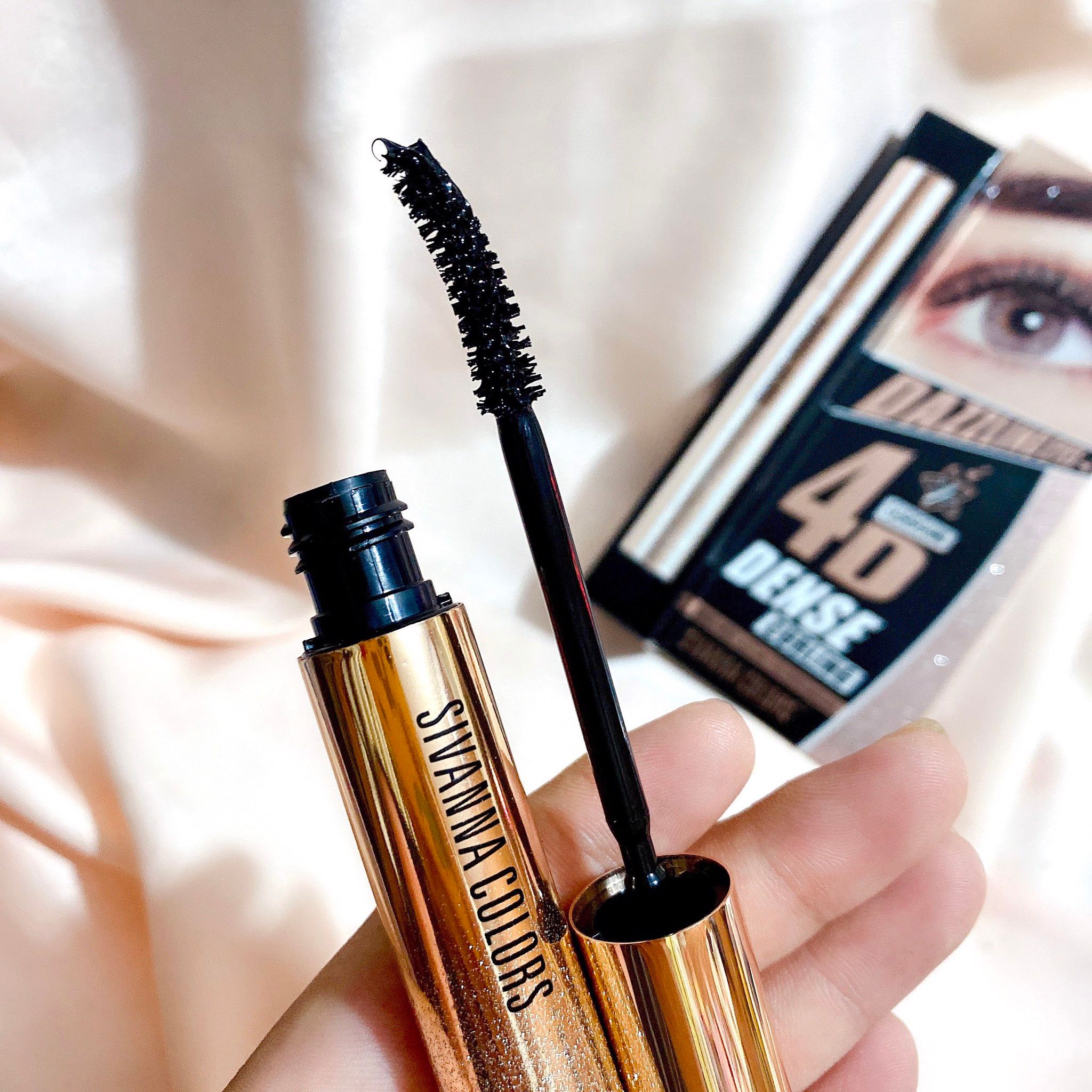 SIVANNA MASCARA THÂN VÀNG 4D DENSE CURLING