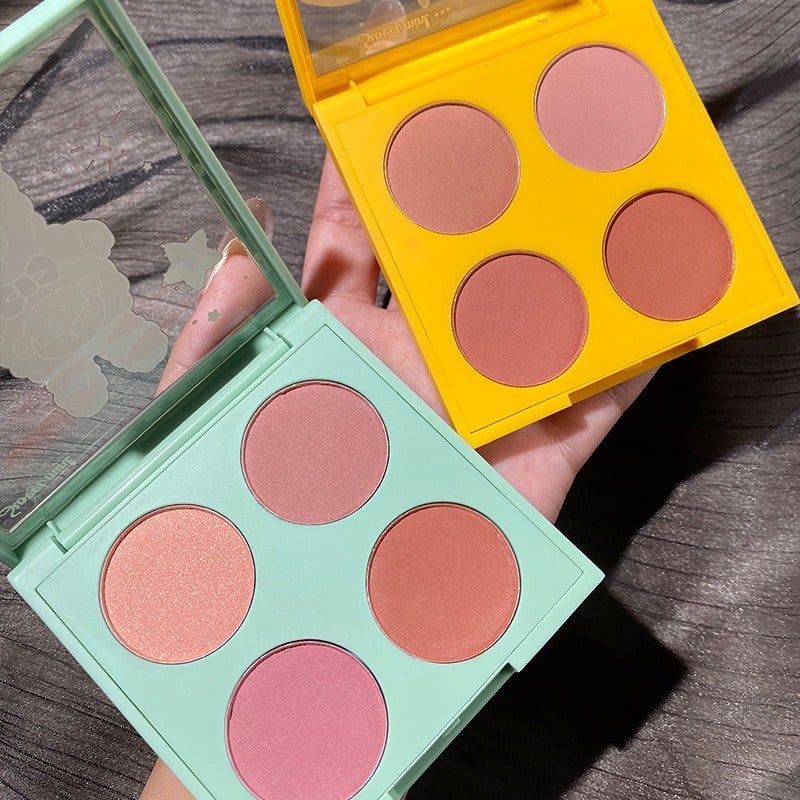 SWEETMINT HỘP MÁ HỒNG VÀ PHẤN MẮT 4 Ô