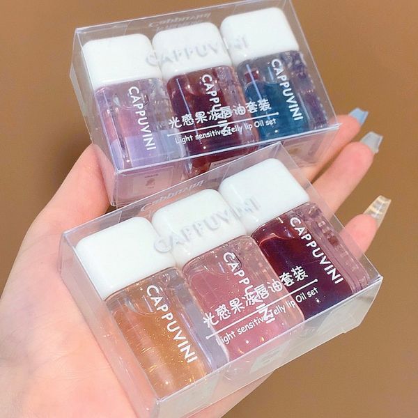 SET SON BÓNG DƯỠNG MÔI 3 MÀU CAPPUVINI