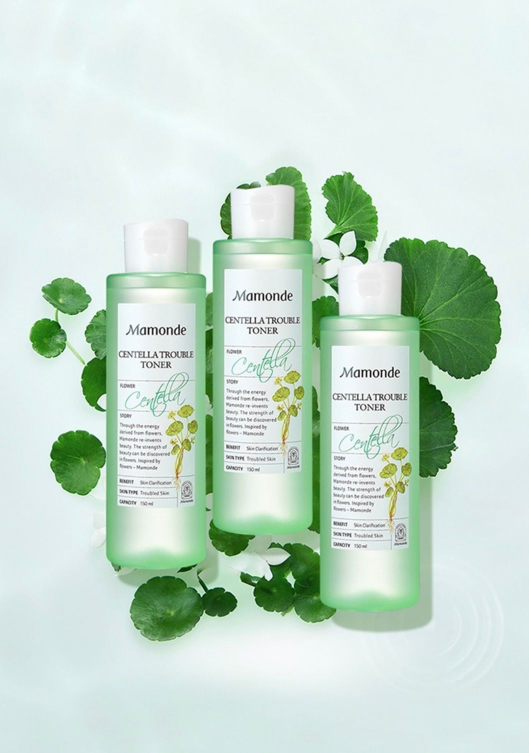 CENTELLA TROUBLE TONER NƯỚC HOA HỒNG MAMONDE