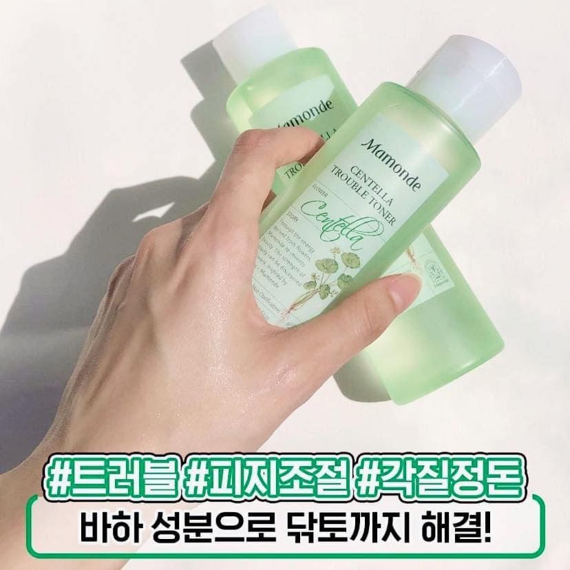 CENTELLA TROUBLE TONER NƯỚC HOA HỒNG MAMONDE