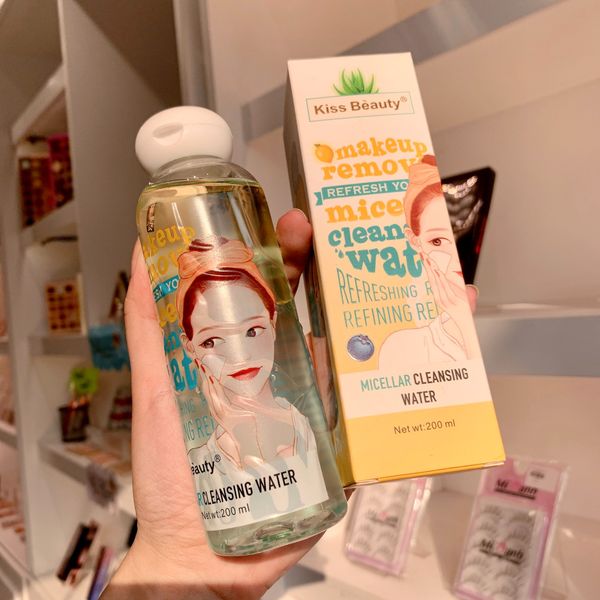 Nước tẩy trang tinh chất lô hội sạch sâu 3 lớp thương hiệu Kiss Beauty