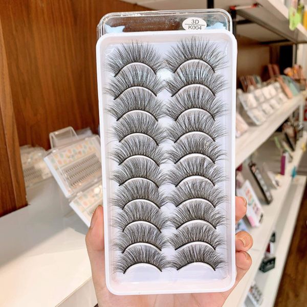 K2022 THẾ GIỚI LÔNG MI BỘ SƯU TẬP LÔNG MI TÓC TỰ NHIÊN 10 CẶP MI OANH
