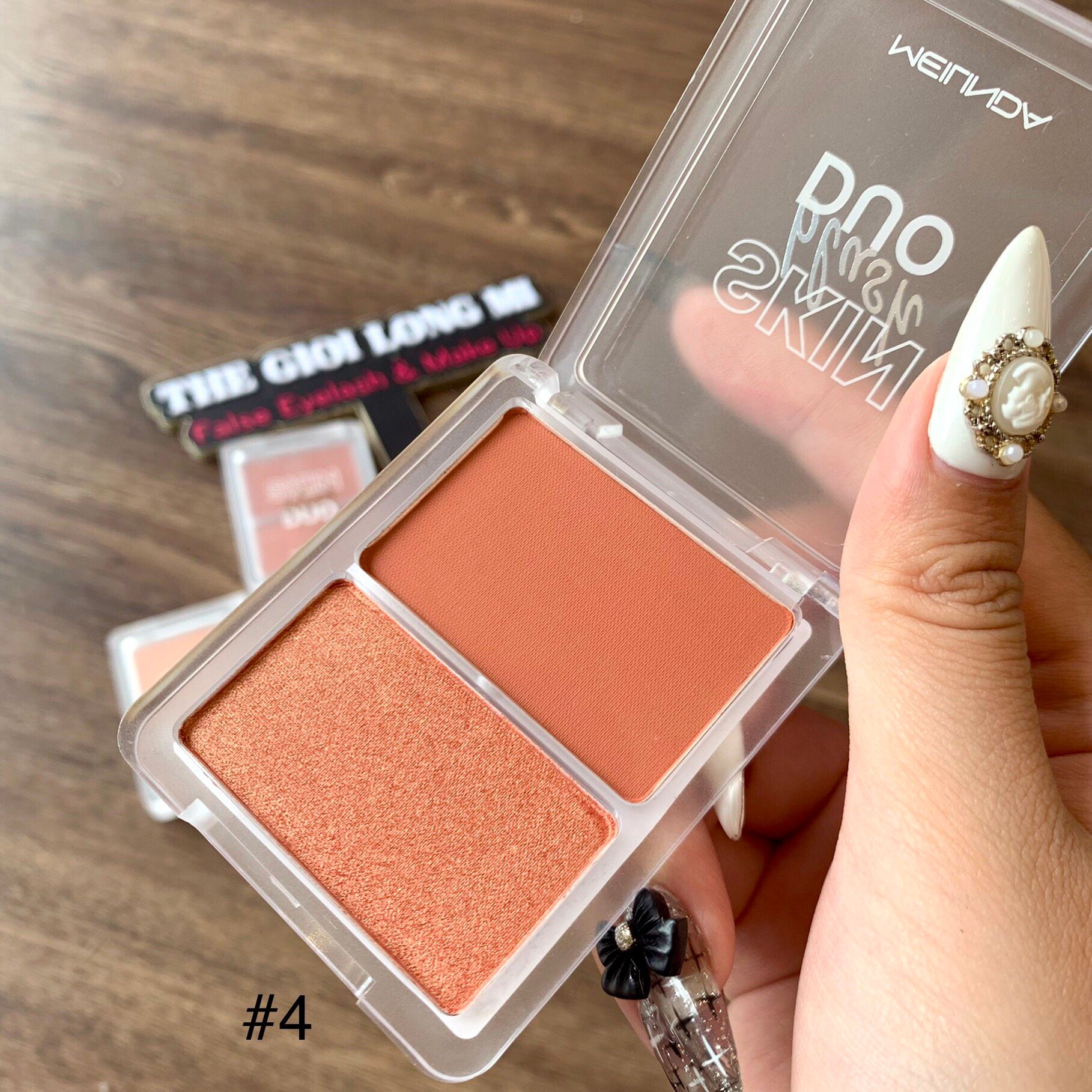 SKIN BLUSH DUO MÁ HỒNG 2 Ô MEILINDA