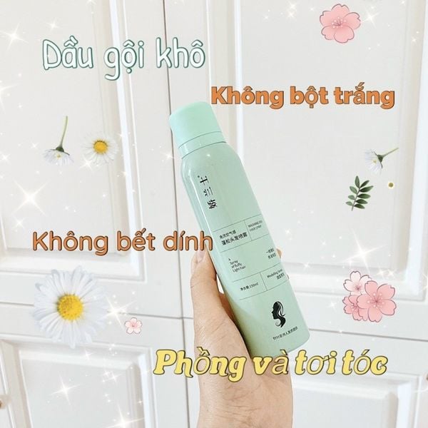 DẦU GỘI ĐẦU KHÔ CHỐNG BẾT DÍNH TÓC