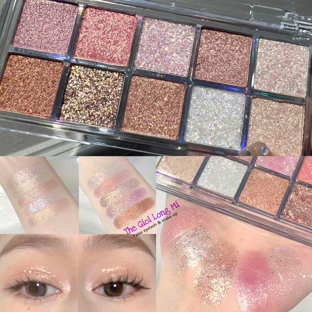 PRO EYE BẢNG PHẤN MẮT 10 Ô ROTO (N087)