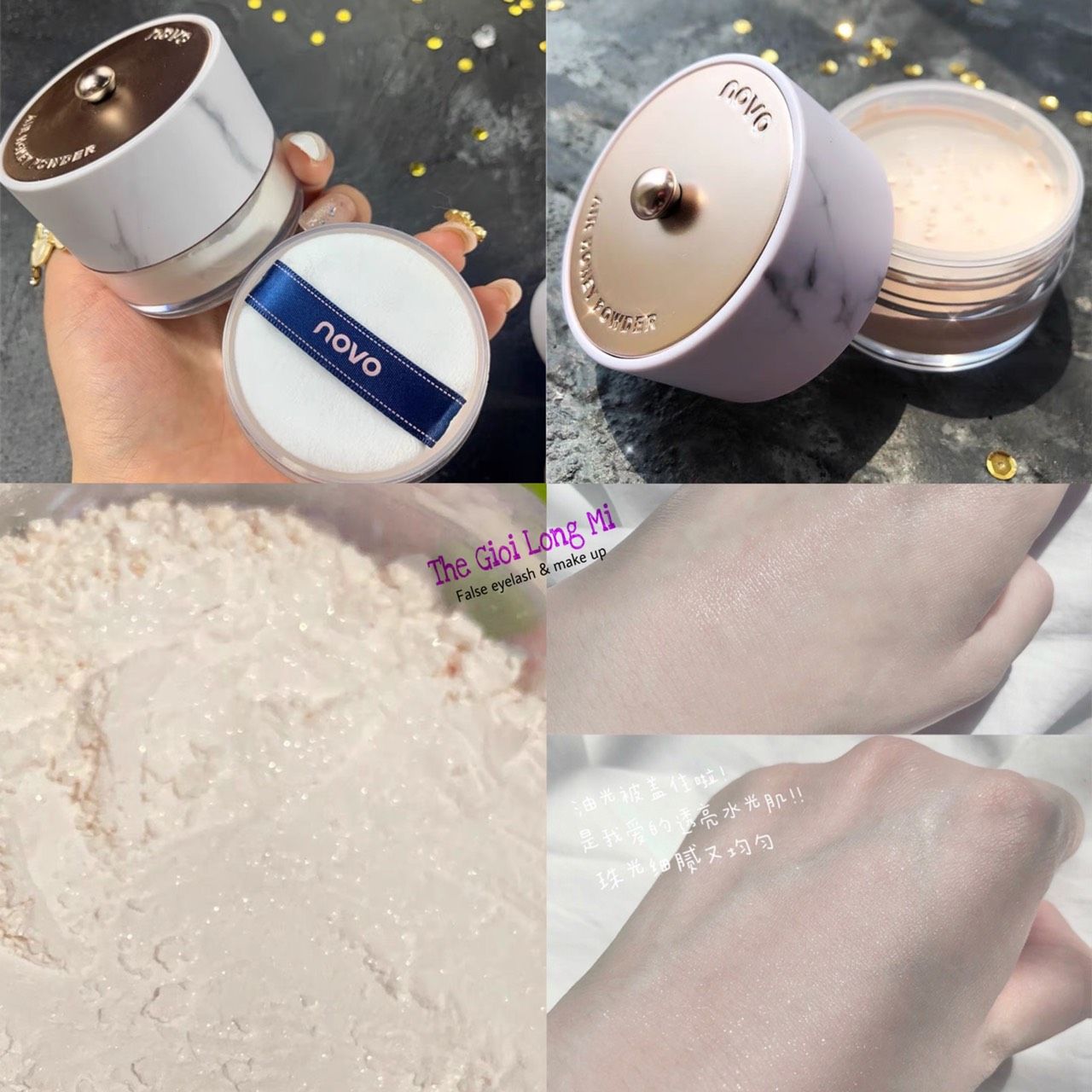 AIR HONEY PHẤN PHỦ BỘT KIỀM DẦU ÁNH NHŨ NOVO