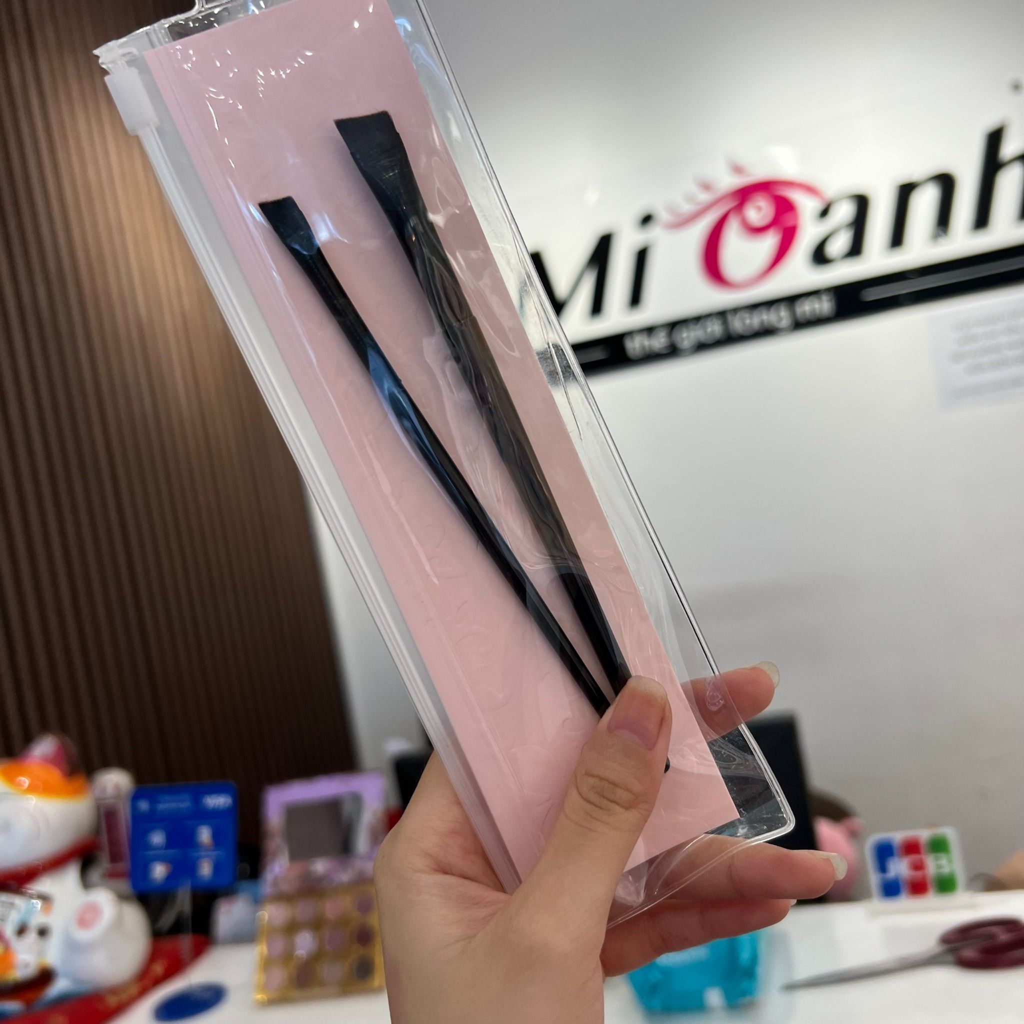 Combo 2 cọ tém chân mày và eyeliner