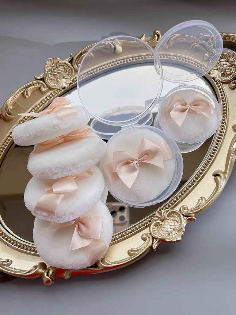BÔNG DẶM PHẤN TGLM MÀU HỒNG SIÊU CUTE