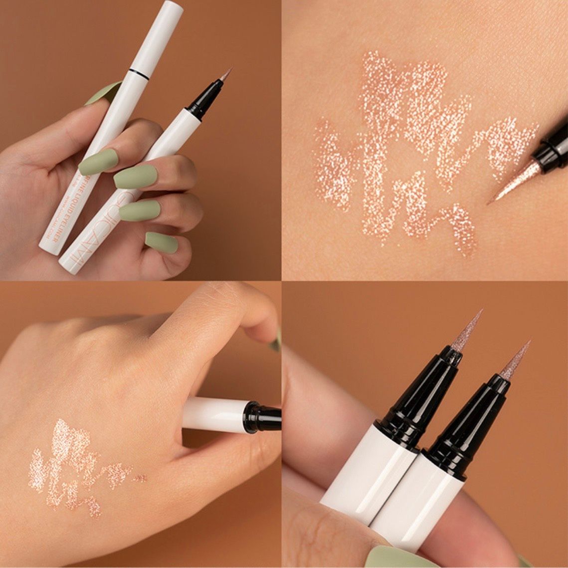 SUPERFINE SHIMMER LIQUID EYELINER BÚT NHŨ MÀU GUICAMI