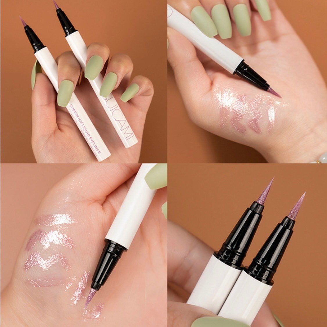 SUPERFINE SHIMMER LIQUID EYELINER BÚT NHŨ MÀU GUICAMI