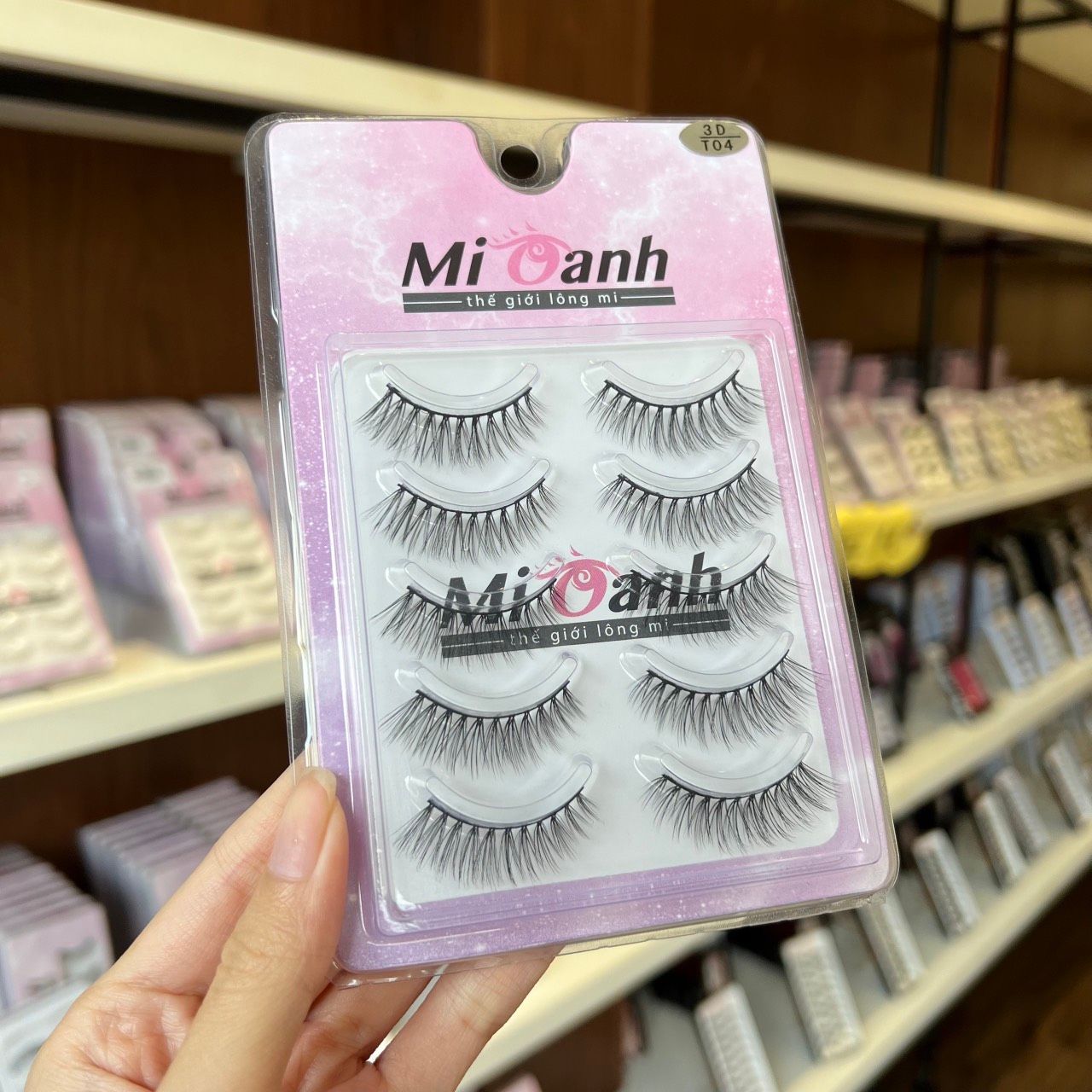 3D-T04 LÔNG MI LÔNG CHỒN 5 CẶP MI OANH