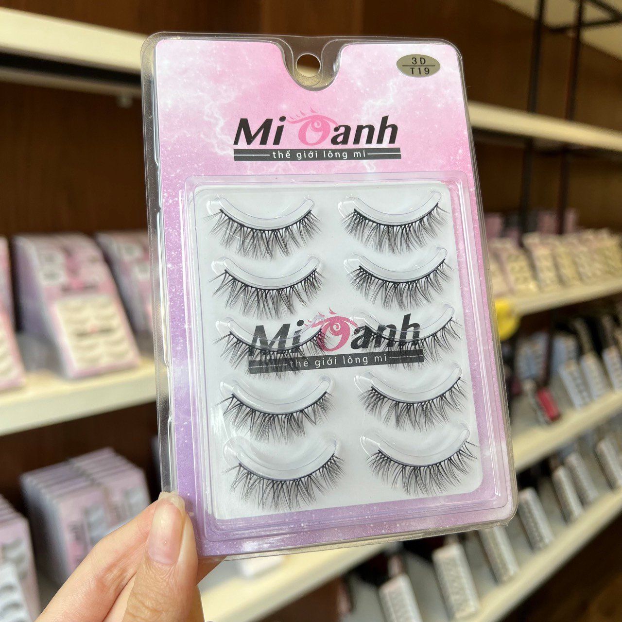 3D-T19 LÔNG MI LÔNG CHỒN 5 CẶP MI OANH