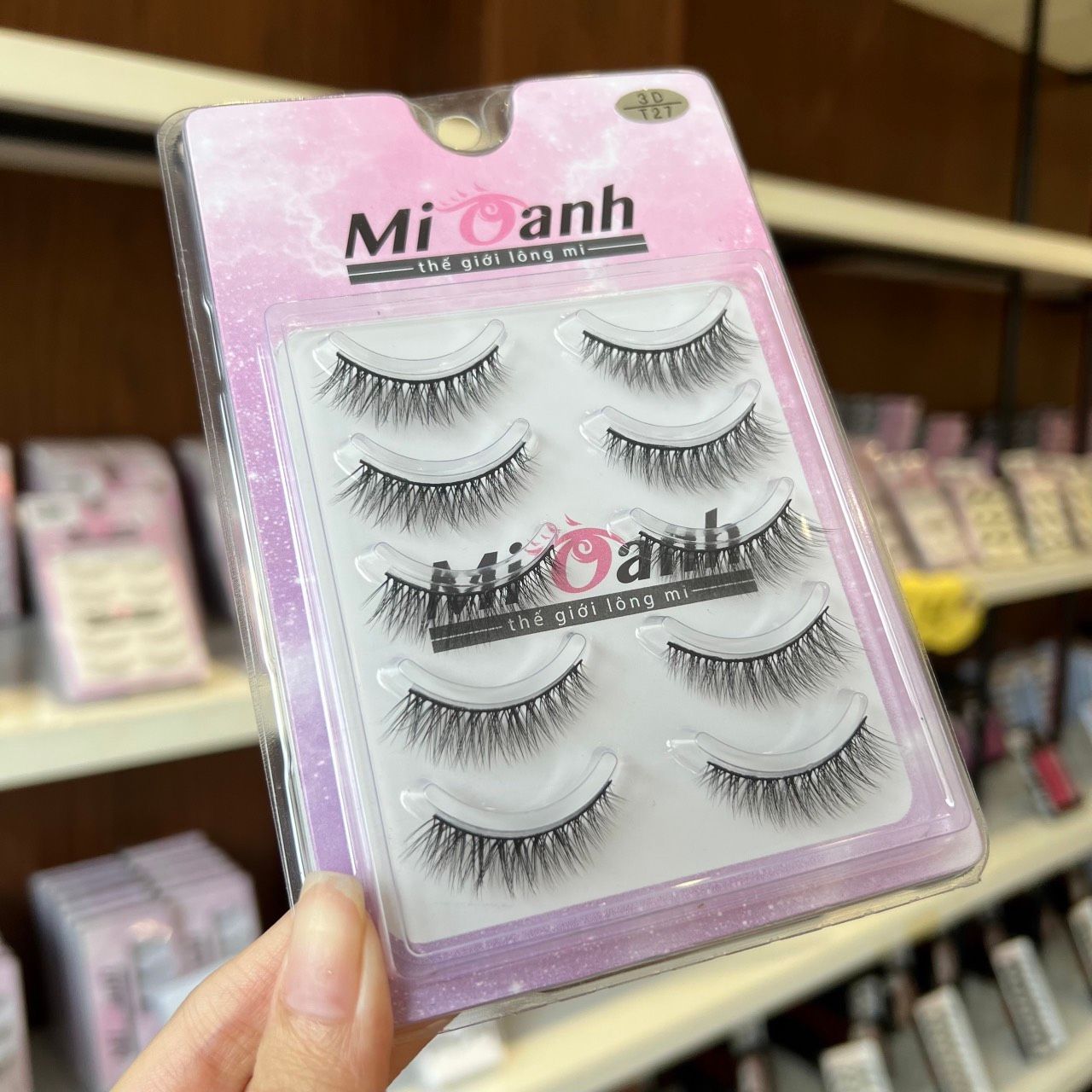 3D-T27 LÔNG MI LÔNG CHỒN 5 CẶP MI OANH