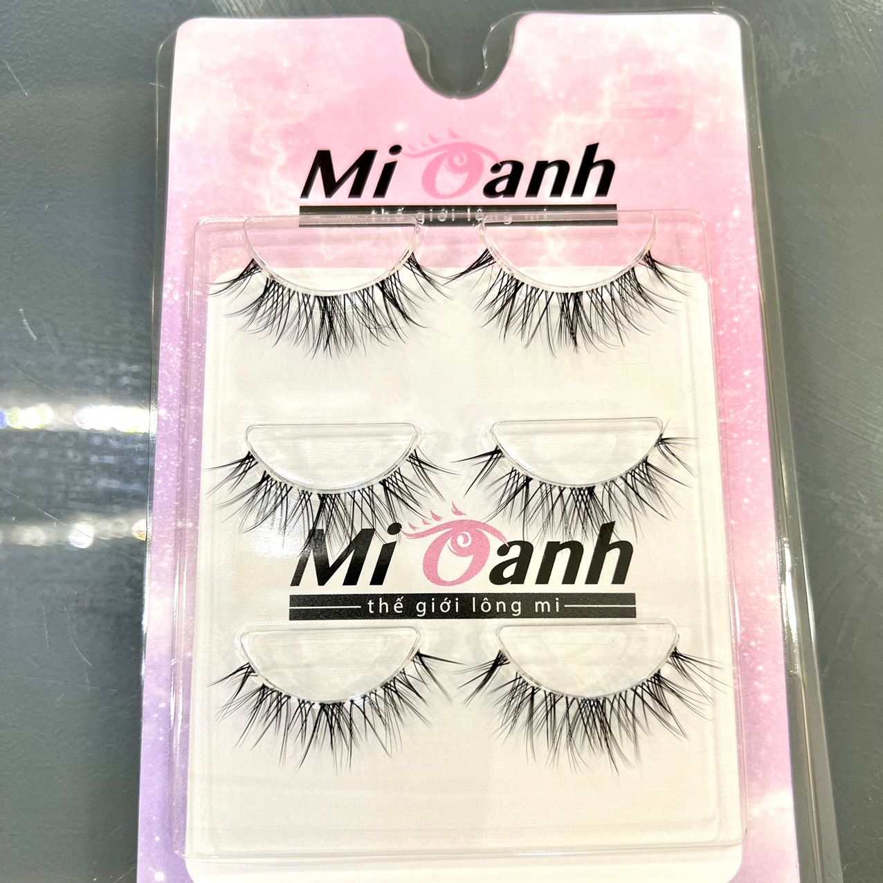 C11 hộp lông mi lông chồn 3 cặp viền gân trong siêu tự nhiên thương hiệu Mi Oanh