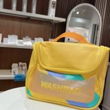  Washbag túi đựng mỹ phẩm du lịch 01 ngăn chất liệu PVC chống nước (size 20x15x10cm) 