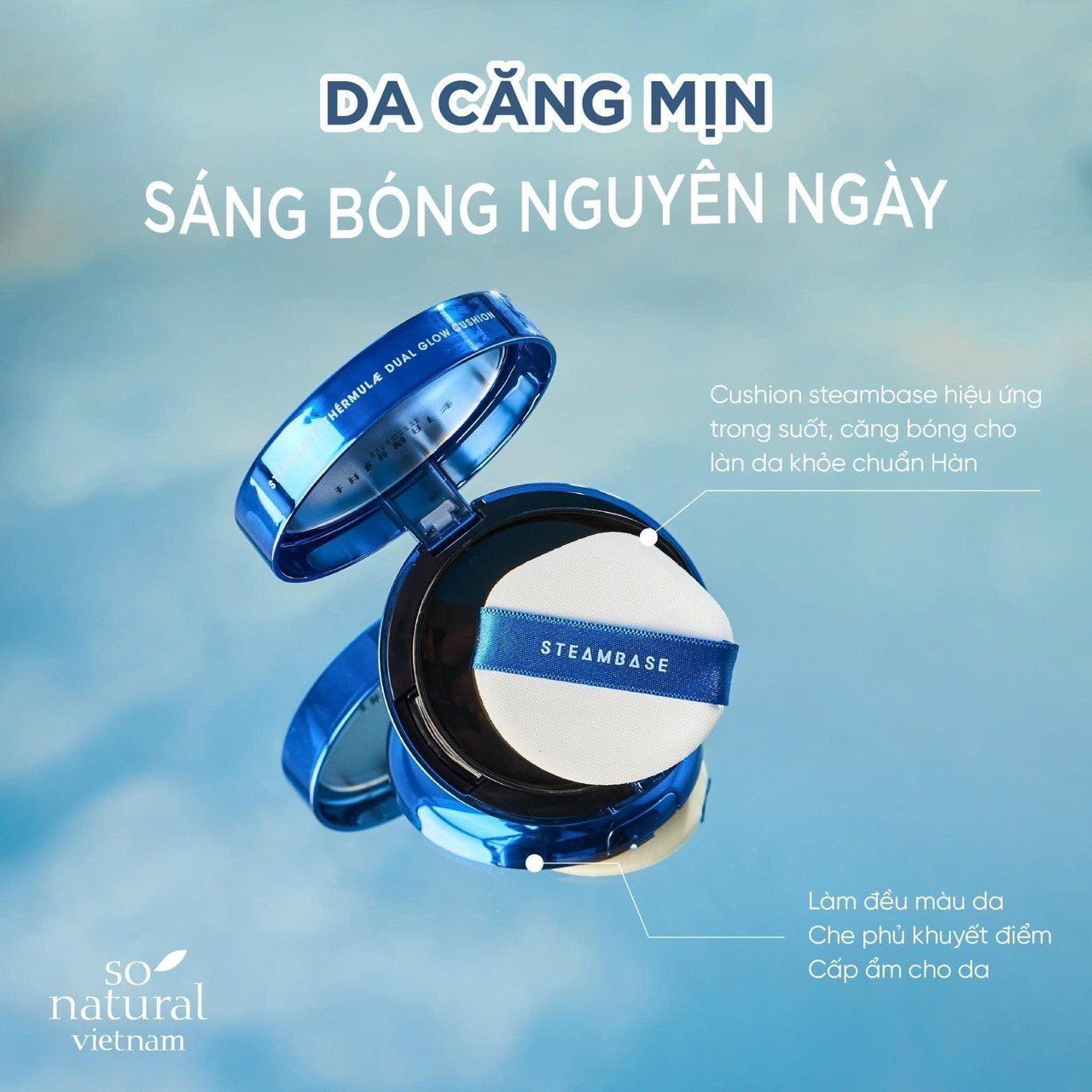 STEAMBASE CUSHION PHẤN NƯỚC THERMULAE