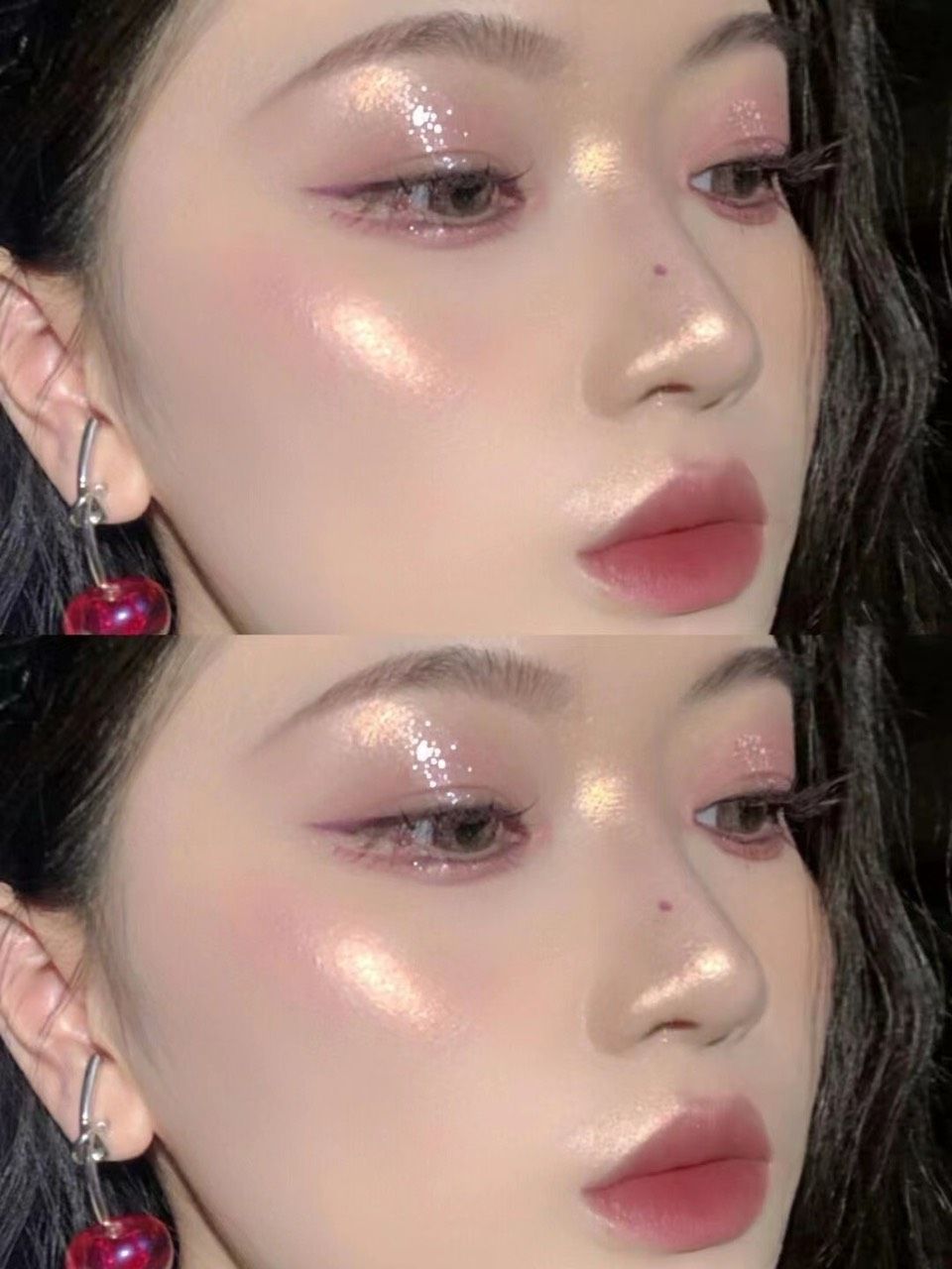 Nyxkiss hộp phấn highlight 8 màu siêu nhũ đa chức năng