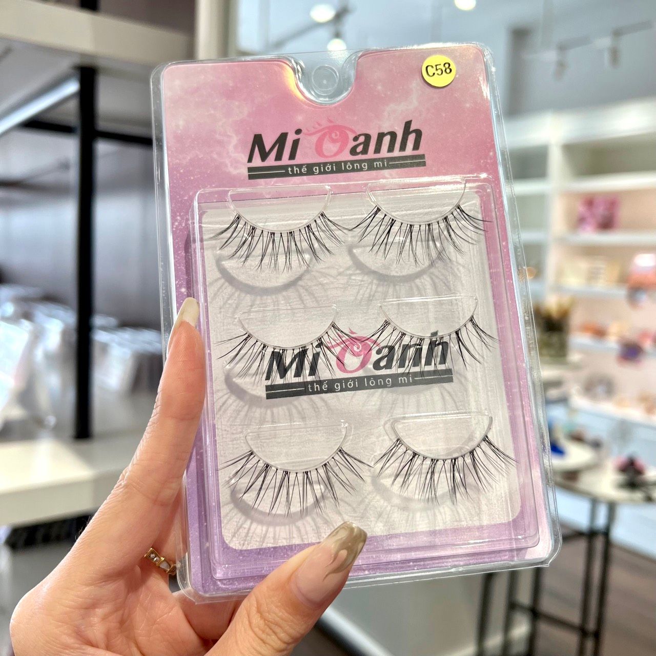 C58 LÔNG MI VIỀN TRONG 3 CẶP MI OANH
