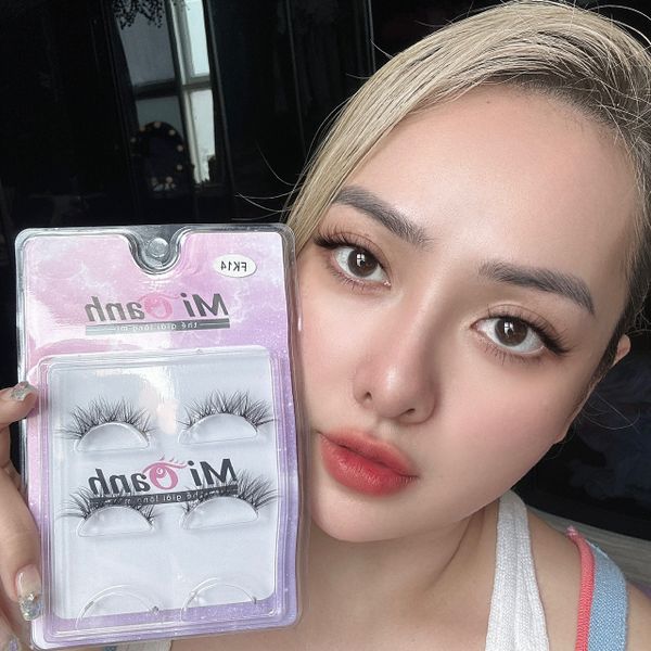 FK14 hộp lông mi lông chồn 3 cặp viền gân trong tàng hình thương hiệu Mi Oanh