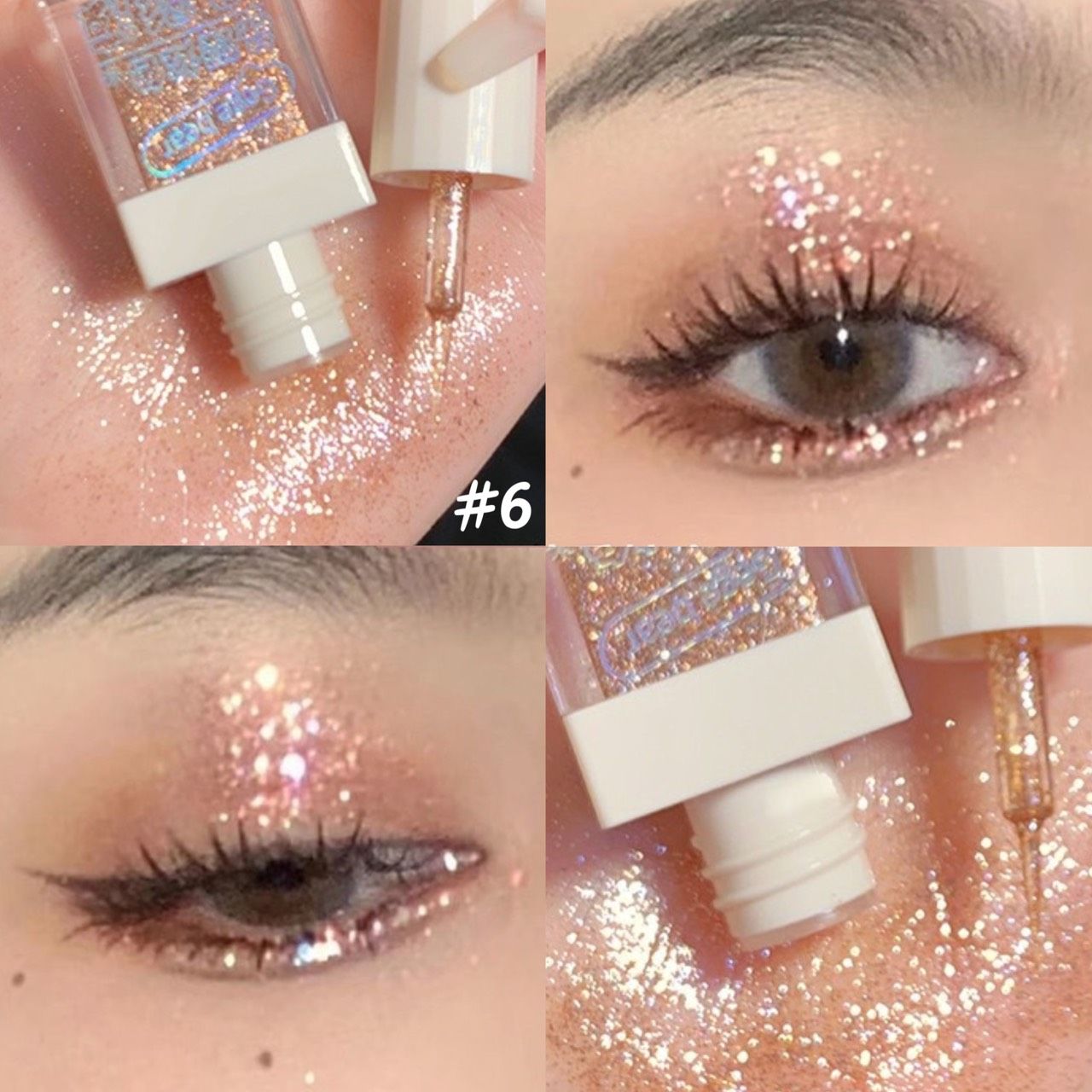 Crystal Dazzling nhũ mắt nước kim tuyến siêu lấp lánh thương hiệu Gege Bear