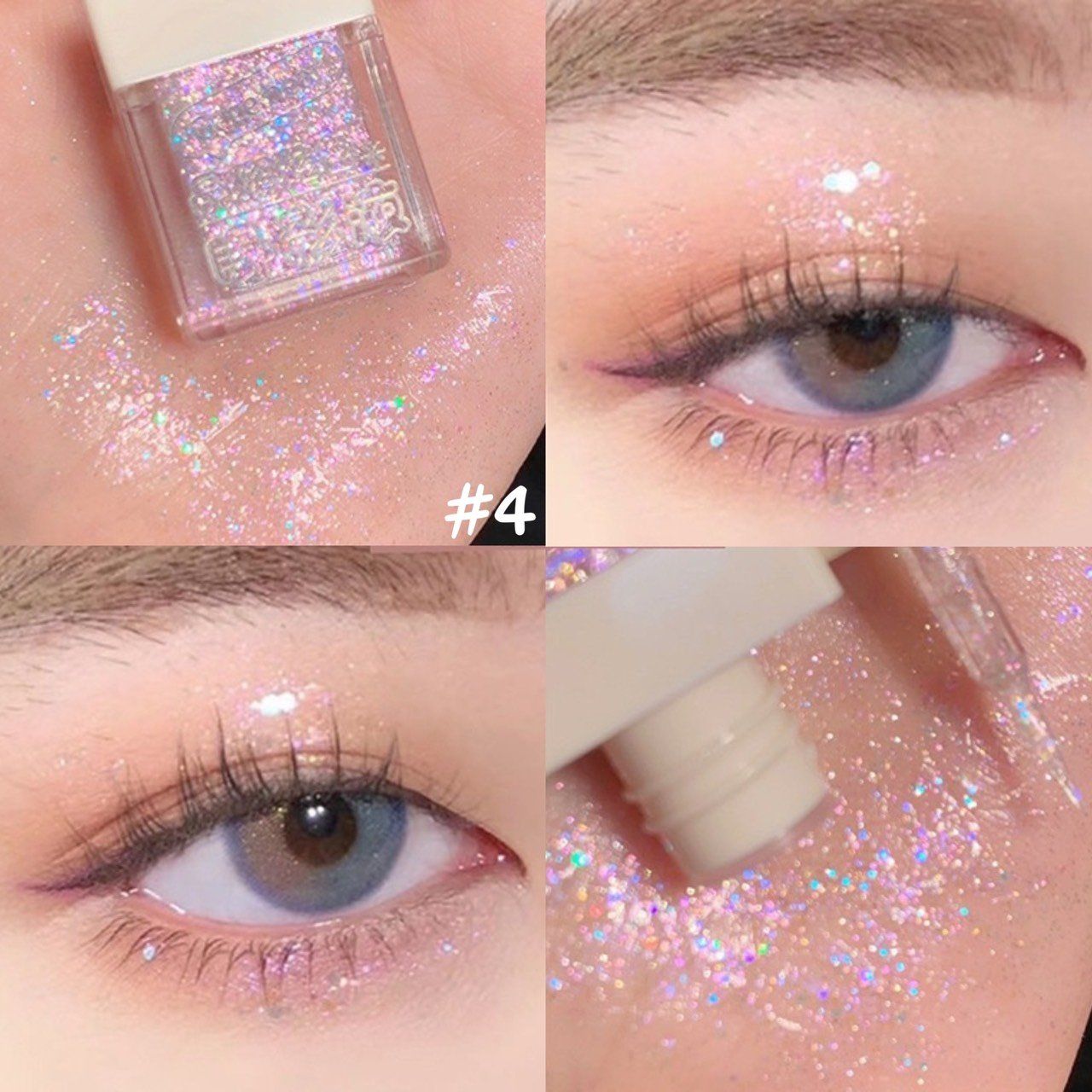 Crystal Dazzling nhũ mắt nước kim tuyến siêu lấp lánh thương hiệu Gege Bear