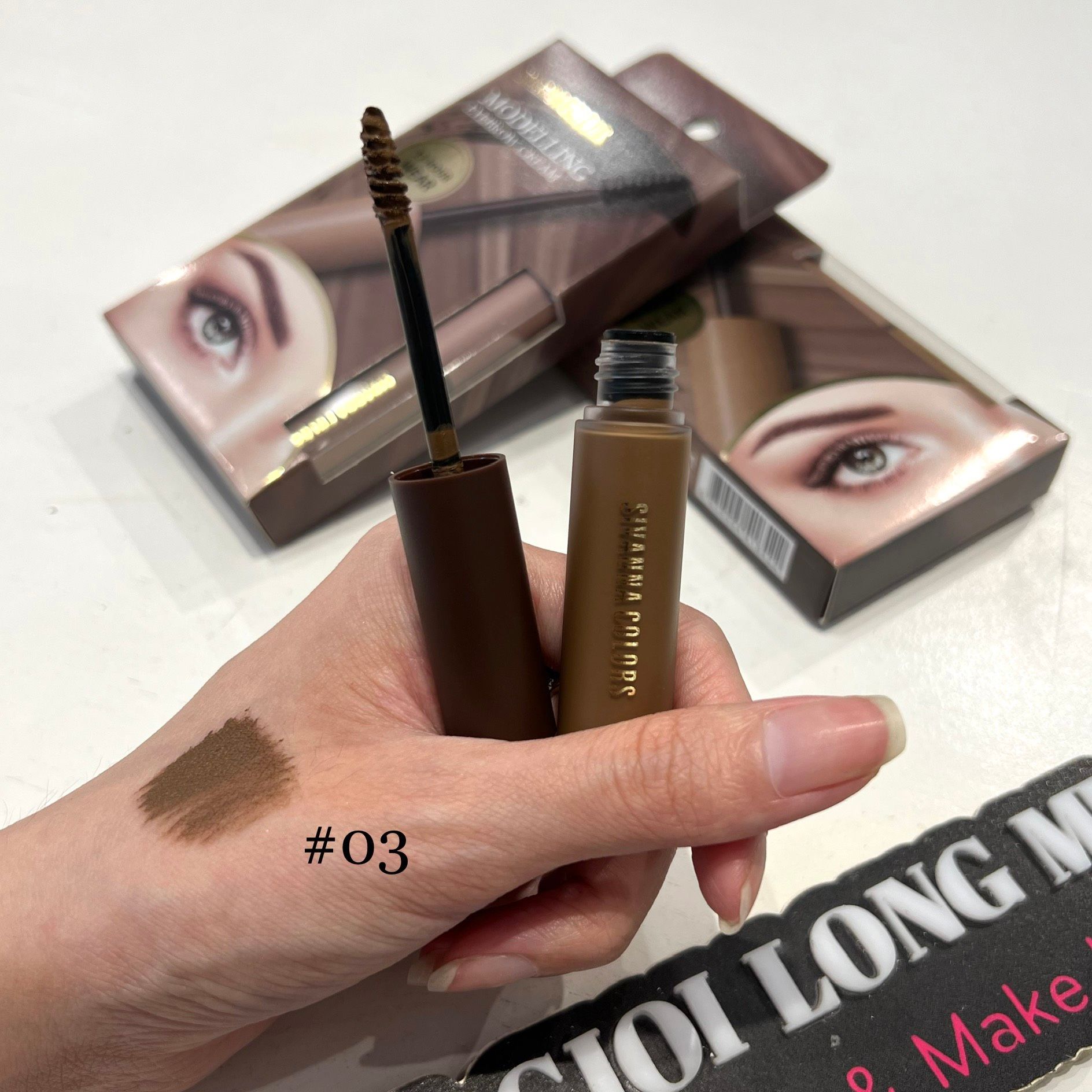 MODELLING EYEBROW CREAM KEM CHUỐT CHÂN MÀY SIVANNA COLORS