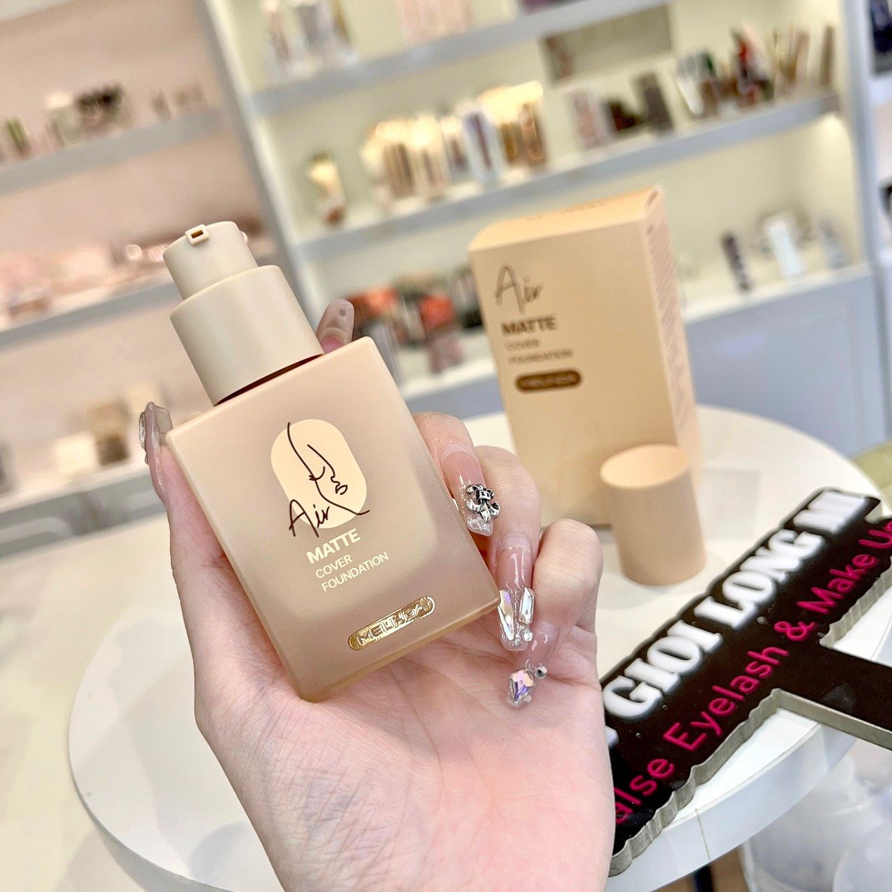 Air Matte Cover foundation kem nền siêu che phủ thương hiệu Meilinda (nhập khẩu chính hãng Thái Lan)