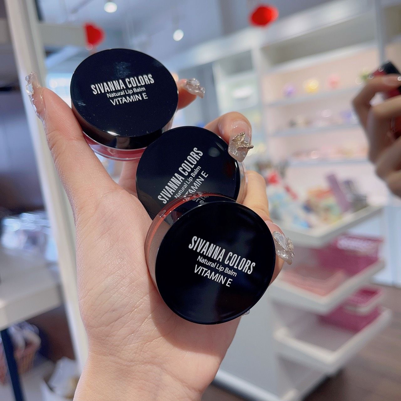 LIP & CHEEK SET SON 3 HỦ SIVANNA COLORS (HF183)