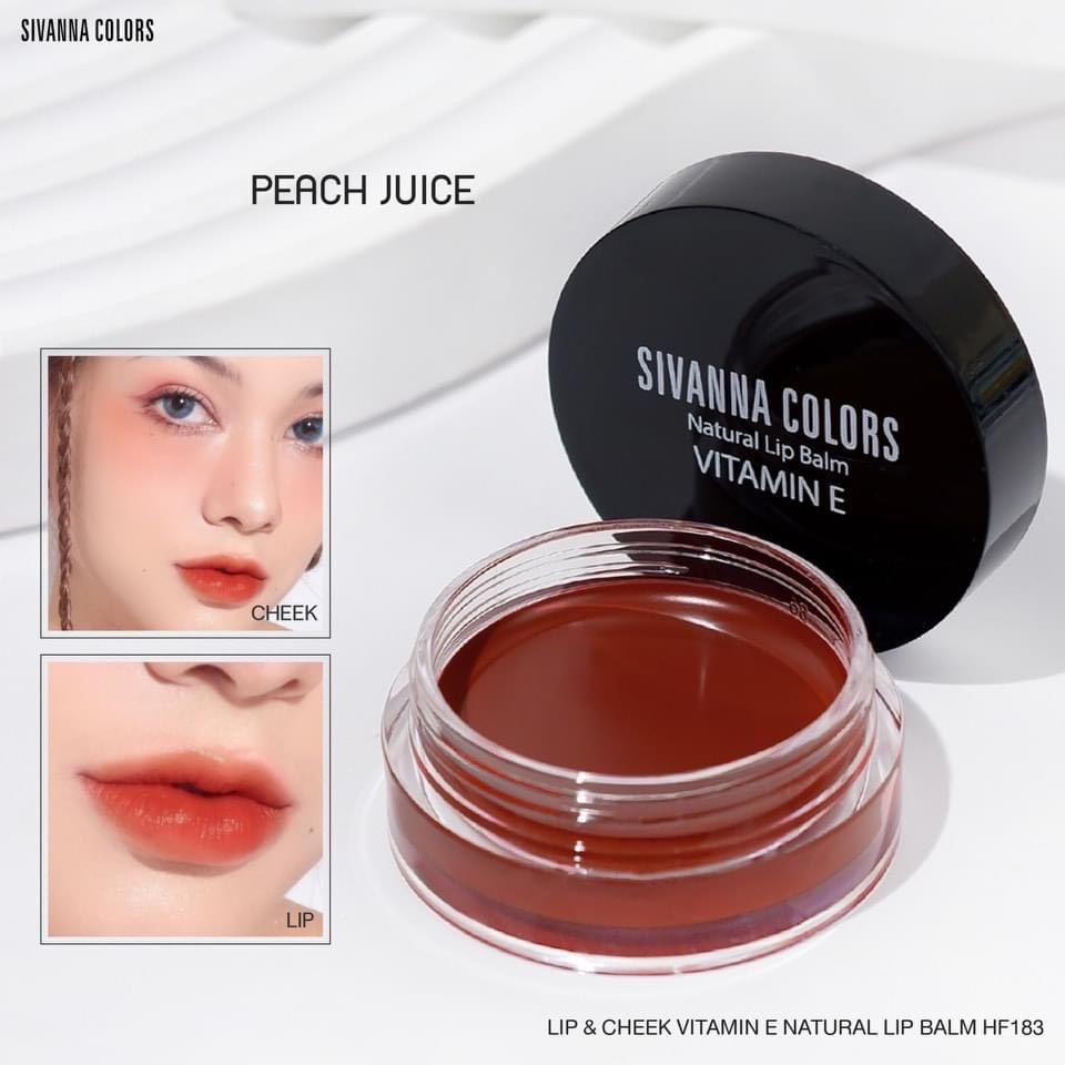 LIP & CHEEK SET SON 3 HỦ SIVANNA COLORS (HF183)