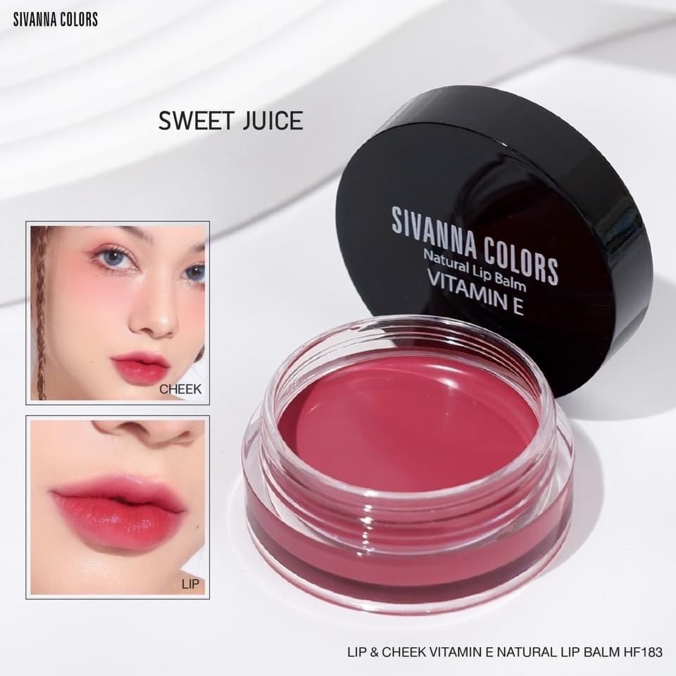 LIP & CHEEK SET SON 3 HỦ SIVANNA COLORS (HF183)