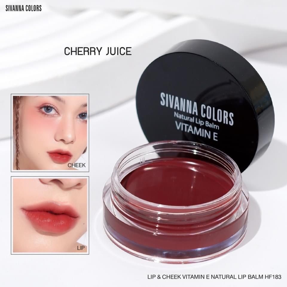 LIP & CHEEK SET SON 3 HỦ SIVANNA COLORS (HF183)