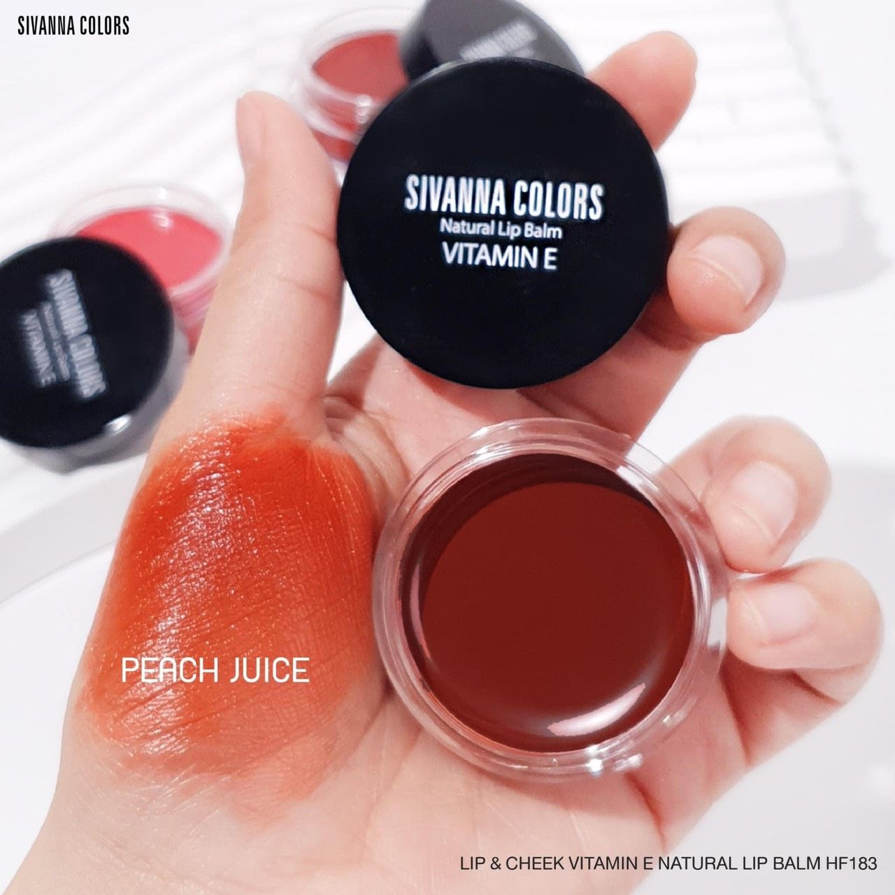 LIP & CHEEK SET SON 3 HỦ SIVANNA COLORS (HF183)