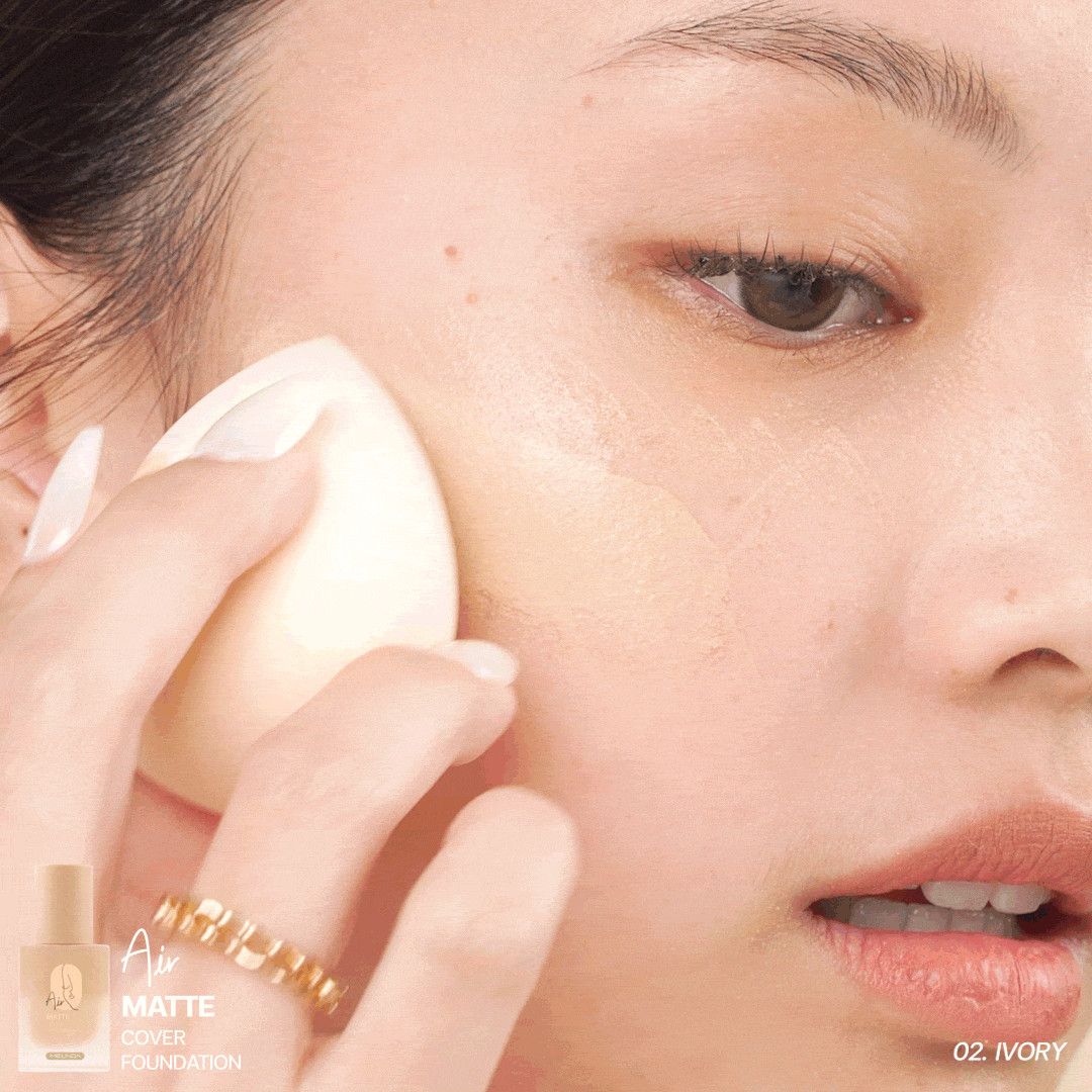 Air Matte Cover foundation kem nền siêu che phủ thương hiệu Meilinda (nhập khẩu chính hãng Thái Lan)
